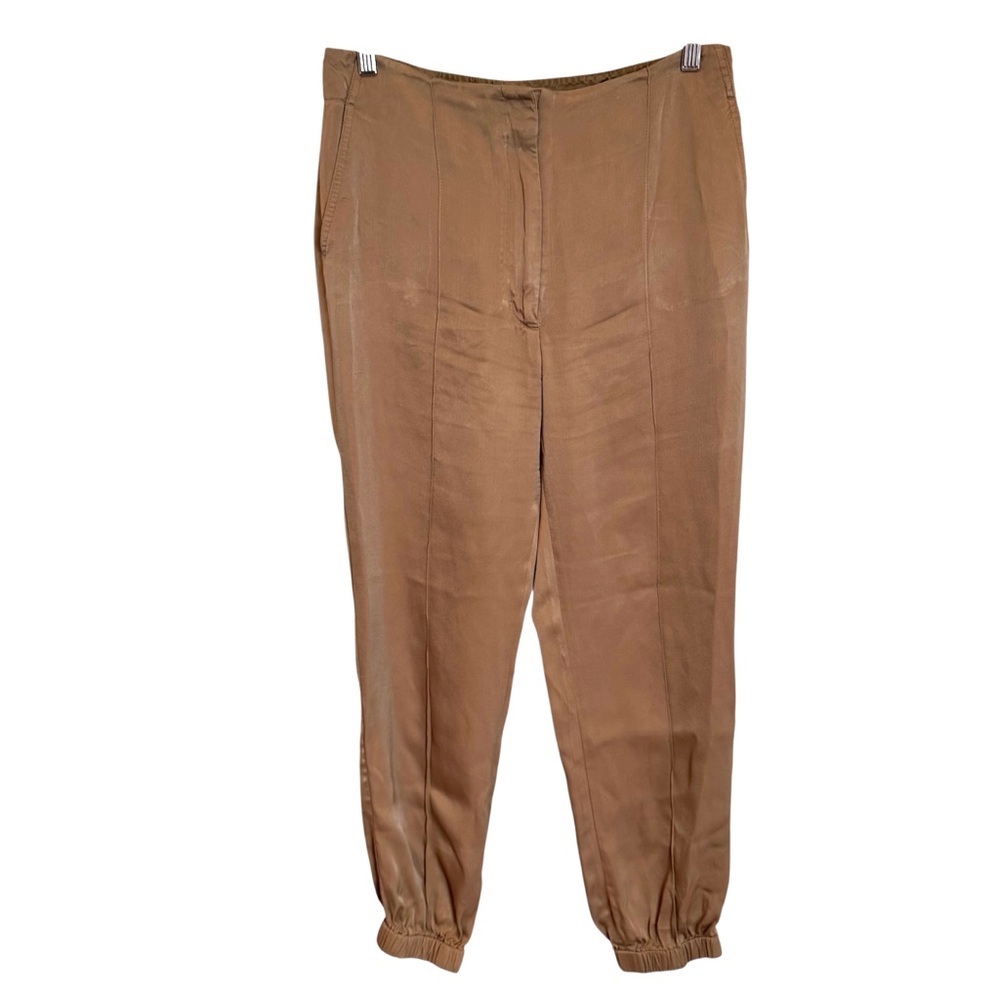 3.1 Phillip Lim Viscose Crop Joggers in Taupe Size 6